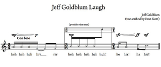 Illustration for article titled Now you can play Jeff Goldblum’s weird laugh from Jurassic Park on any instrument